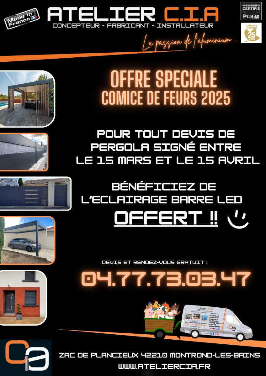 OFFRE SPECIALE COMICE DE FEURS 2025