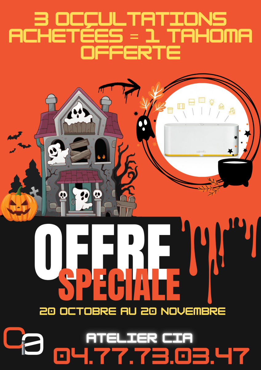 OFFRE HALLOWEEN chez ATELIER CIA ...