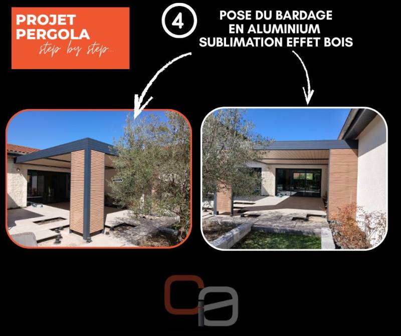 UN PROJET PERGOLA à CHAMPDIEU ... Step By Step !